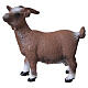 Goat figurine 5x6x2.5 cm in resin for 8cm nativity s1