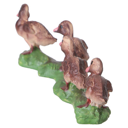 Enten – 4er-Set, Resin – für 4–6-cm-Krippe 3