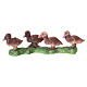 Anatre in resina 2x1,5x8 cm presepe 4-6 cm s1