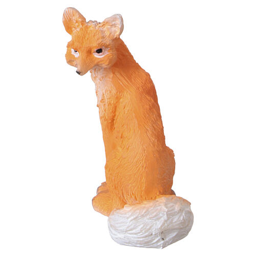 Renard 4x2x3,5 cm en résine pour crèche 10 cm 2
