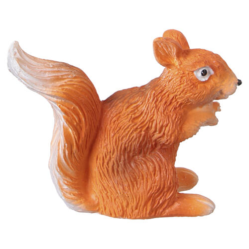 Ardilla 4x2x4,5 cm de resina belenes 10 cm 1