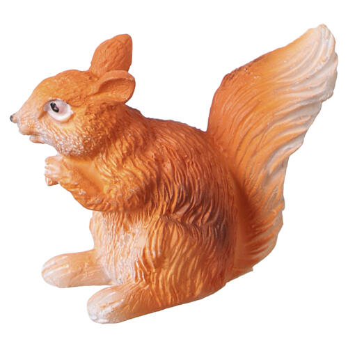 Ardilla 4x2x4,5 cm de resina belenes 10 cm 3