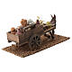 Donkey with cart of jugs for 8 cm figurines, 10x20x10 cm s4
