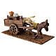 Burro com carro de ânforas 10x20x10 cm figuras 8 cm s3