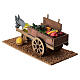 Burro com carro de verduras 10x20x10cm presépio 8 cm s4