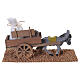 Donkey with flour cart, 7.5x7.5x17.5 cm, for 8 cm Nativity Scene s4