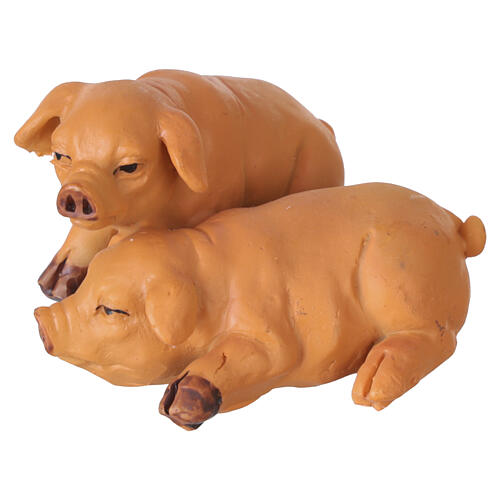 Conjunto animais da quinta 6 cm para presépio 3