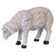 Set of 3 resin sheep for 35-45 cm nativity s7