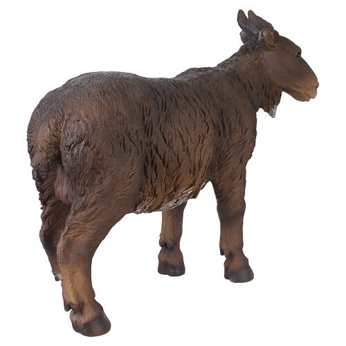 Hand-painted resin goat for 40 cm Nativity Scene 5