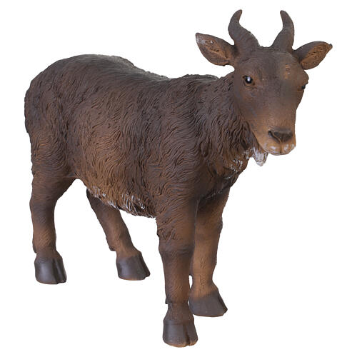 Hand-painted goat figurine in resin for 40 cm nativity 2