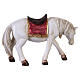 Cavalo branco para presépio 10 cm s4
