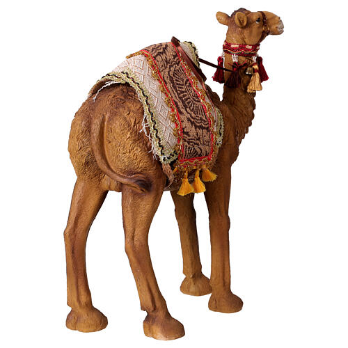 Camel with cover for 40 cm Nativity Scene, coloured resin 9