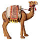 Camel with cover for 40 cm Nativity Scene, coloured resin s1
