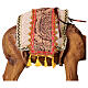 Camel with cover for 40 cm Nativity Scene, coloured resin s7