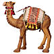 Camel with cover for 40 cm Nativity Scene, coloured resin s8