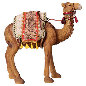 Cammello con coperta resina colorata presepe 40 cm