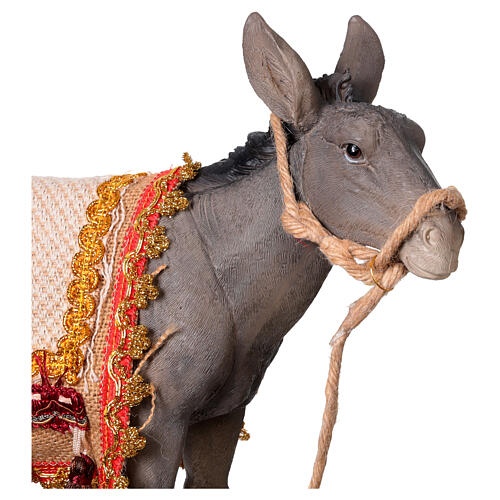 Resin donkey for 40 cm Nativity Scene 2