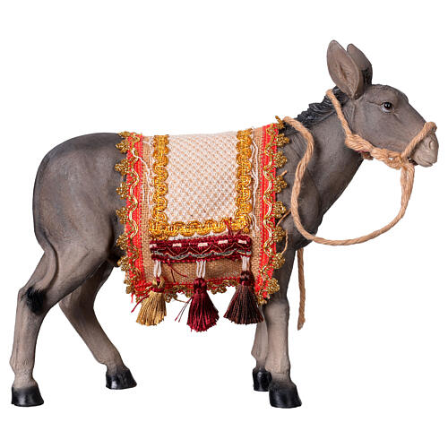 Figura osiołka do szopki 40 cm – żywica kolorowa 1