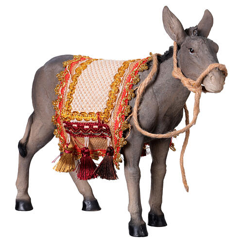 Figura osiołka do szopki 40 cm – żywica kolorowa 3