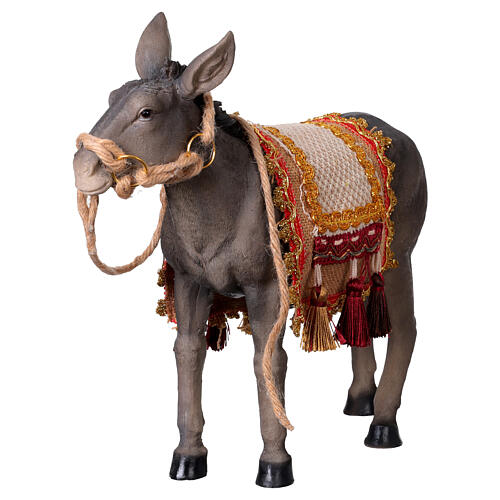 Figura osiołka do szopki 40 cm – żywica kolorowa 5