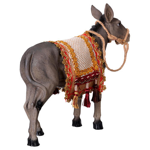 Figura osiołka do szopki 40 cm – żywica kolorowa 8