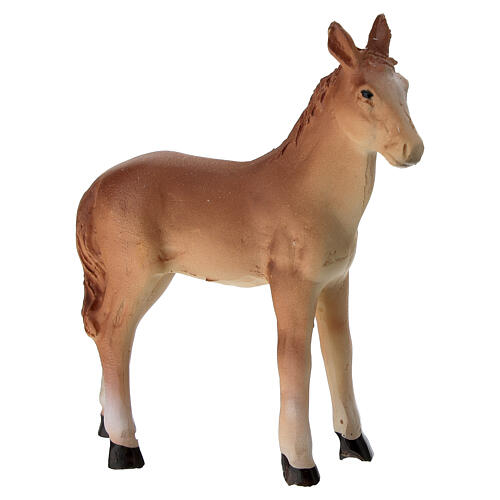 Caballo y potro resina para belén 10 cm 3