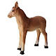 Cheval et poulain en résine pour crèche 10 cm s5