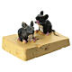 Ratones con queso y mazorca belén 8-10 cm resina s2