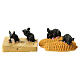 Mice with Cheese and Corn Cob Nativity Scene 8-10 cm Resin s1