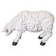 Pecora in piedi in resina 30x50x20 cm per presepe da 80 cm s4