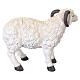 Montone con corna in resina 40x55x25 cm per presepe da 80 cm s4