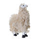 Coppia di alpaca adulto con piccolo per presepe 10-12 cm  s3