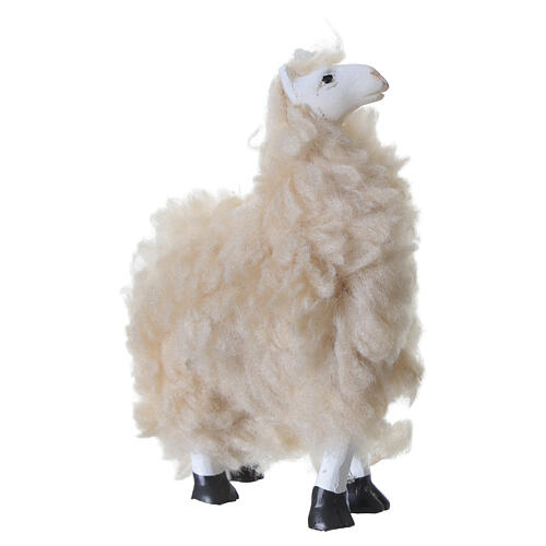 Para alpak dorosła z młodym do szopki, do figurek 10–12 cm 3