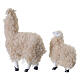 Pair of Alpacas for 10-12 cm Nativity Scene s4