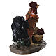 Rooster with Hen and Chicks on Base for 10-12 cm Nativity Scene s3