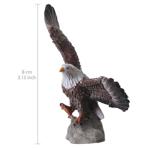 Eagle with Outstretched Wings on Rock for Nativity 10-12 cm 2