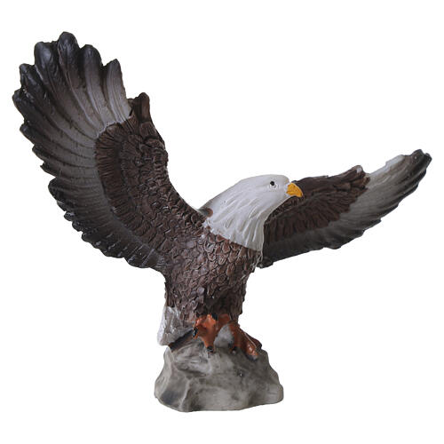 Eagle with Outstretched Wings on Rock for Nativity 10-12 cm 3