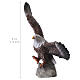 Eagle with Outstretched Wings on Rock for Nativity 10-12 cm s2