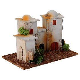 Casas árabes miniatura presépio 15x20x12 cm