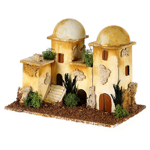 Casas árabes miniatura presépio 15x20x12 cm 2