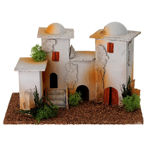 Casas árabes miniatura presépio 15x20x12 cm 1