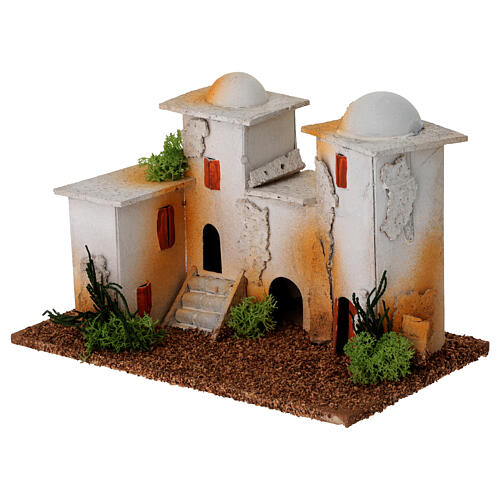 Casas árabes miniatura presépio 15x20x12 cm 3