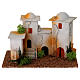 Casas árabes miniatura presépio 15x20x12 cm s1