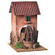 House with water mill for nativities measuring 23x15x20cm s1