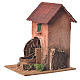 House with water mill for nativities measuring 23x15x20cm s2