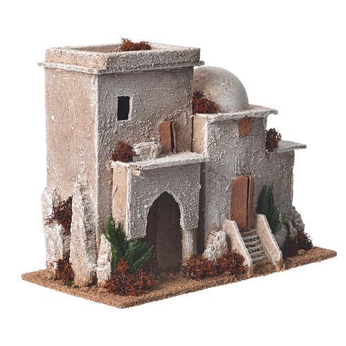 Double minaret for nativities with setting measuring 13x20x10cm 2