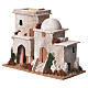 Minaret double décor crèche 13x20x10 cm s3