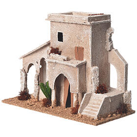 Minareto doppio presepe 13x20x10 cm