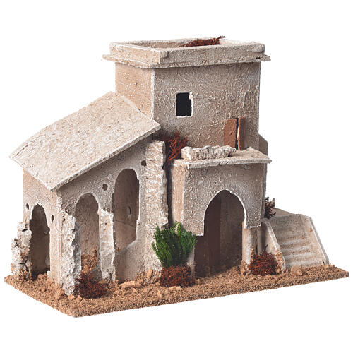 Minareto doppio presepe 13x20x10 cm 3