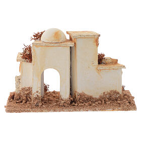 Casa árabe com cúpula miniatura presépio 15x20x12 cm